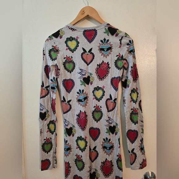 HOUSE OF HOLLAND Long Sleeve Cotton Fitted Maxi Dress - Picture 4 of 10